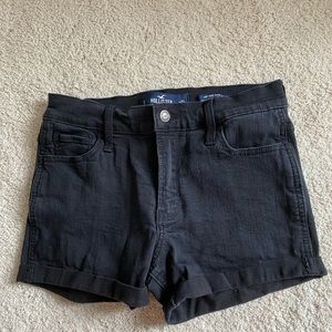 Black Hollister jean shorts